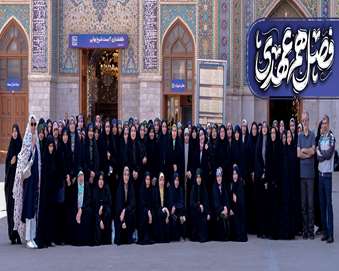 بازدید از کتابخانه مرکزی آستان قدس رضوی